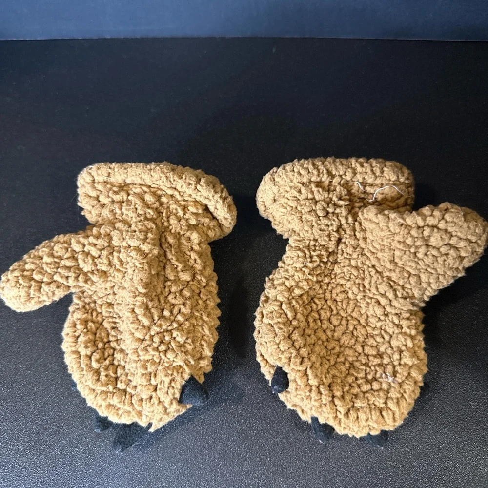Carter’s Toddler Bear Hat & Mitten‎ Set Sherpa Fleece 2T–4T